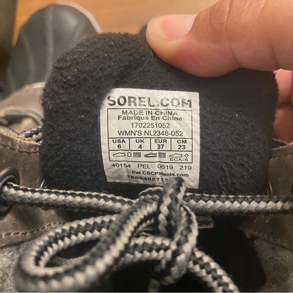 Women’s Slimpack II Lace Boot Quarry Black Waterproof Leather Sz. 6 - Picture 7 of 7